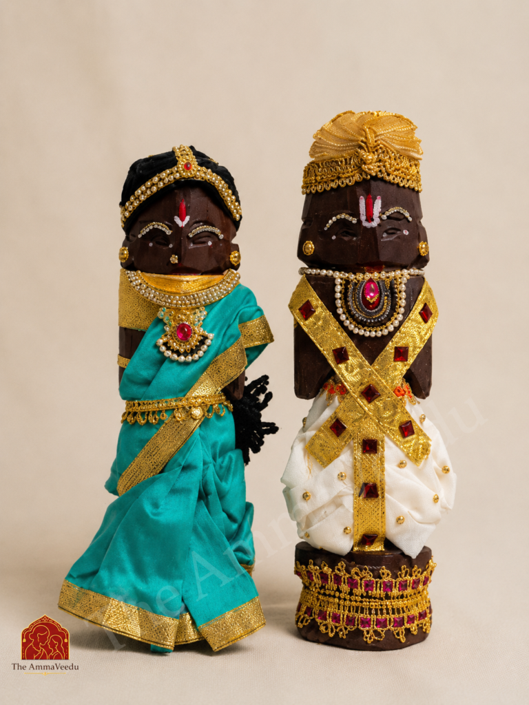 Marapachi Bride and Groom Doll Decorated
