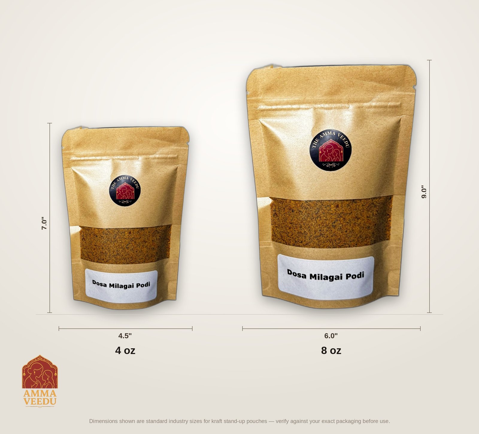 Garlic Paruppu Podi | Garlic Spiced Lentil Powder - Image 2